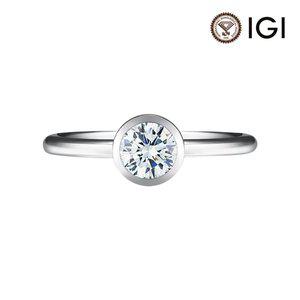 [한국금다이아몬드]연말특가 14k 5부 랩 다이아몬드 베젤 반지 IGI D VS1