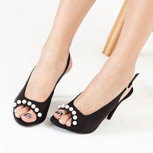 [지젤슈즈]진주포인트 토오픈/[4151]