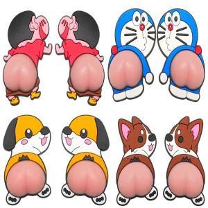 자동차 문콕방지 엉덩이 도어가드 PVC 2세대  짱구 도라에몽 웰시코기 강아지  2P 셋트