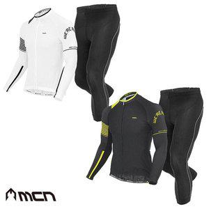 [MCN] 라이더 긴팔+7부 패드바지 싸이클복 자전거의류 복장