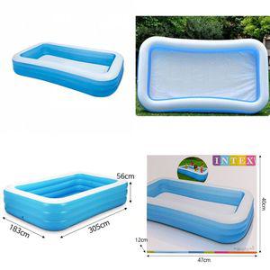 여름 물놀이 튜브 풀장 대형 가족풀장 사각 볼풀장