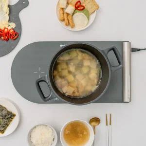 [이데컴퍼니]하트만 접이식 푸드워머 다이닝 매직워머 전기 온열패드 테이블