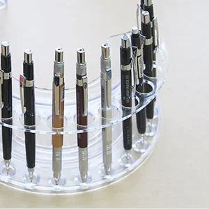 펜진열대 펜슬 스탠드 투명꽂이 화장붓 정리수납진열대 아크릴진열장 아크