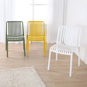 [공간미가구]리사 체어 플라스틱 카페 디자인 인테리어 의자