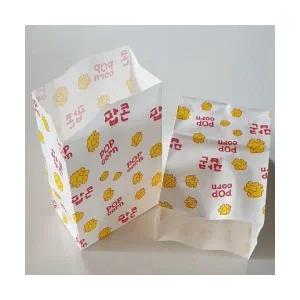 팝콘봉투 (소 )100장 위생식품포장 유산지 0
