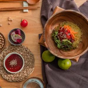 삶지 않고 바로 먹는 간편한 웰빙 두부품은호박국수180gx20팩