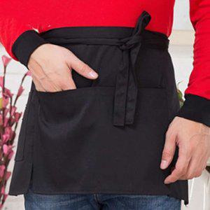 식당 홀서빙앞치마 치마형 하프앞치마 일식집 서빙용 검정