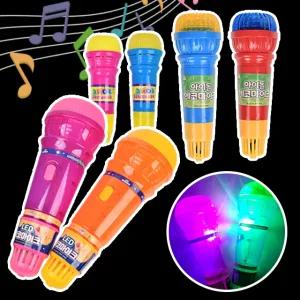 장난감 마이크 아이돌 놀이용 어린이 유아 키즈 동요 LED 불빛 에코 노래방 놀잇감 선물