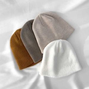 여자 남자 빅사이즈 무지 심플 해녀 겨울 비니 모자