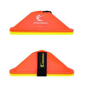 축구훈련용품 드리블 훈련용 스포츠콘 세트 20개입 체육 연습핀 고등학교 구기 라바콘 꼬깔