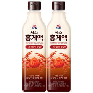사조 홍게액 500g x 2개 / 조미료 양념 액젓
