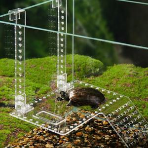 걸이식 거북이 쉼터 대형 양서류 도롱뇽 육지 놀이터