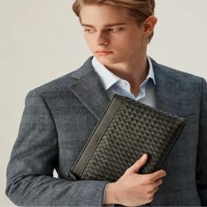 닥스 액세서리 [클러치][PORTSMOUTH+] 블랙 핸드크래프트 메쉬M 소가죽 DBBA5E725BK