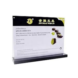 150x90mm) 자석 액자 T자 검정/사진/아크릴/미니/게시판/앨범/작은/프레임/가족/소형/결혼/인화/테이블