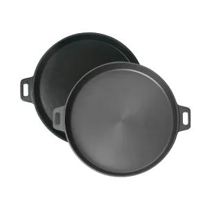 800도씨 그리핀 무쇠 주물 후라이팬 인덕션 프라이팬 원형팬 에나멜코팅