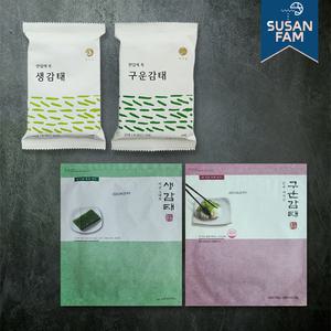 자연산 서산 감태 생감태 구운감태(전장/도시락) 홈마카세 감태김밥