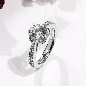 [샤밍주얼리]1캐럿 다이아 반지 GIA 랩 그로운 카멜리아 기념일 선물 예물 웨딩 프러포즈