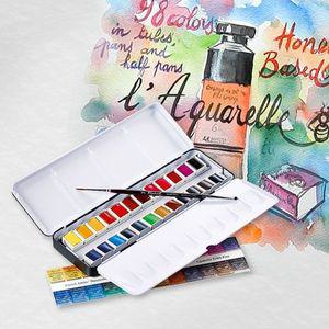 시넬리에 수채 고체케익 24색+붓