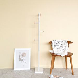 HH 화이티아 우드 훅 미니 스탠드 행거