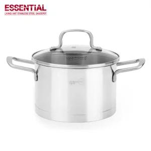 스테인리스냄비 에센셜 바닥3중 24cm 양수 곰솥냄비
