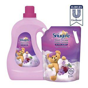[NS홈쇼핑][무료배송] 스너글 초고농축 섬유유연제 무드테라피 4L + 2.6L (향 선택)..