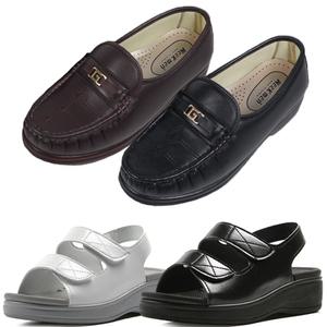 국산 발편한신발 효도화 어르신 엄마 할머니 경량 컴포트 간호사쿠션좋은 신발부드러운쿠션