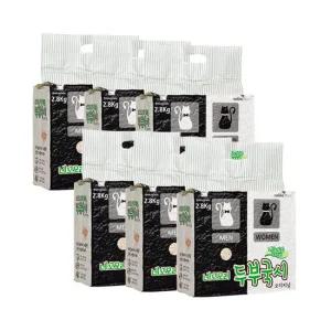 [6개세트] 네꼬모리 두부국시 나노입자 오리지널 7L (2.8kg) 고양이 모래