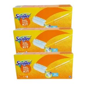 스위퍼 헤비듀티 더스터 흡착 청소포 세트 180 먼지떨이 털이 롱핸들1개 리필2매 3세트