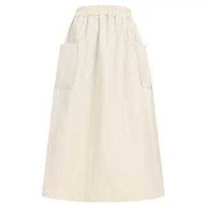 [하프클럽/샵앤]FW 여성 허리밴딩 빅포켓 A라인 롱 패딩 스커트 NTT-WSK-20174-아