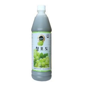 청솔 청포도 원액 835ml 음료베이스 