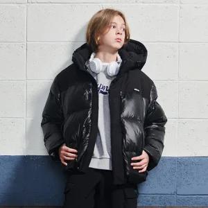 [에꼴리에] 남녀공용 겨울이월액티브유광다운점퍼(24D1101)