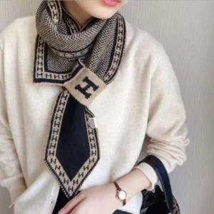 H라인 고리 목도리 머플러 스카프 여자목도 여성 니트 미니
