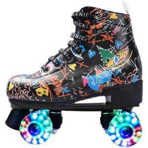 발광 파스텔 롤러스케이트 성인용 롤러슈즈 청소년용 슈즈