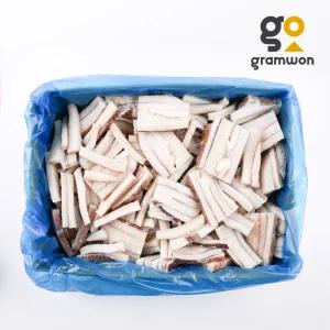 대왕오징어 귀채(칼집X) 4kg 7mm 무라+드라이 무료 구성 벌크 튀김용 볶음용 짬뽕용