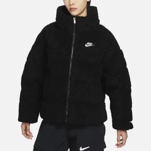 갤러리아 나이키 우먼스 쉐르파 뽀글이 패딩 자켓 DV6676-010