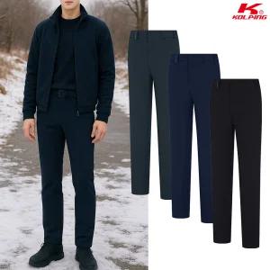 콜핑 남성 기모본딩 겨울 등산바지 라이렉스 보온 경량 작업복 2404PK879M