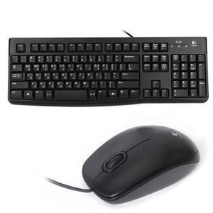 [로지텍] 로지텍 유선 데스크탑 세트 유선마우스 M90 + 유선키보드 K120