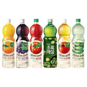 웅진자연은 과즙음료세트 1.5L 6개입