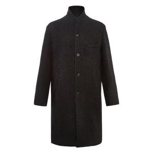 [레노마 옴므]레노마 울 스탠드카라 4버튼 코트 다크그레이 FMDMBH52A