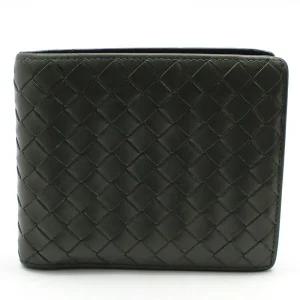 [중고명품] 113993 카키 인트레치아토 위빙 매쉬 반지갑