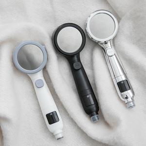 맨사템 온오프 온도표시 고수압 필터 샤워기 헤드 수압상승