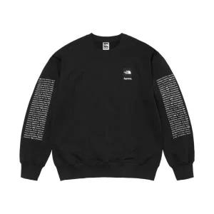 [정품아닐시3배보상] 슈프림 x 노스페이스 크루넥 블랙 - 24SS Supreme x The North Face Crewneck Black -
