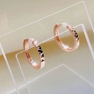 [은침] 원터치 링 ) 컷팅 큐빅 원터치 링 귀걸이 (1.2cm / 1.5cm)