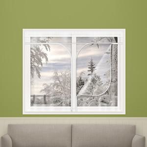 방풍비닐 창문용 대형(200x165cm) 방풍막 바람막이 창문커튼