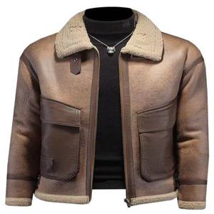 남성무스탕 후드 양털 빅사이즈 자켓  가죽 재킷 플리스 레더 집업 리얼