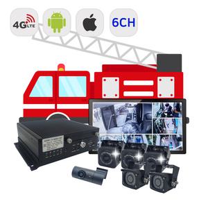 비전케이 6채널 차량용 CCTV 블랙박스 화물차 대형트럭 중장비 버스 VKD208-06