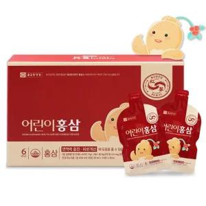 종근당건강 어린이홍삼 20ml X 30포 1박스 (1개월분) 6년근 농축액 키즈 G