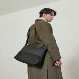 닥스 액세서리 25SS [크로스백][AUSTIN] 브라운 스웨이드 배색 호보 DBBA5E461W3