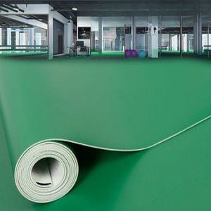 공장장판 녹색 PVC 플라스틱 바닥 가죽 미끄럼 방지 작업장 두꺼운 내마모성 고무 매트