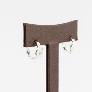 |CMA7F6B|실버이어링 꼬임 심플 원터치 미니링귀걸이